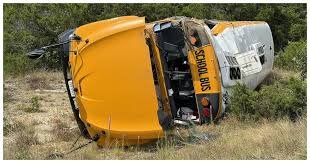 প্রথম স্কুল দিনেই হাহাকার: উল্টে গেল শিশুবাহী বাস 1 images 53